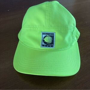 Rare Nike Challenge Court Fluorescent Green Cap with Logo Patch, unworn
